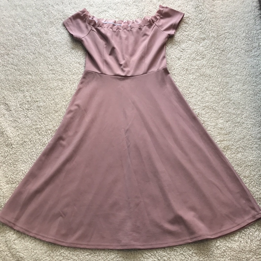 Shein dress size medium pale pink